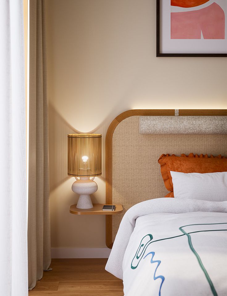 Agencement de tête de lit