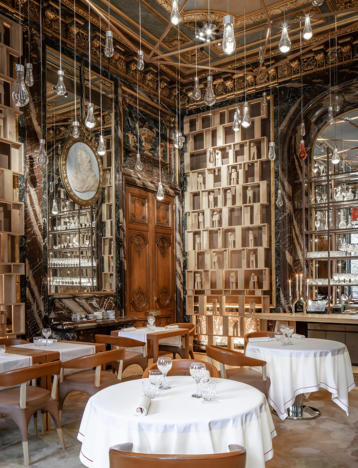 restaurant Ducasse - mobilier