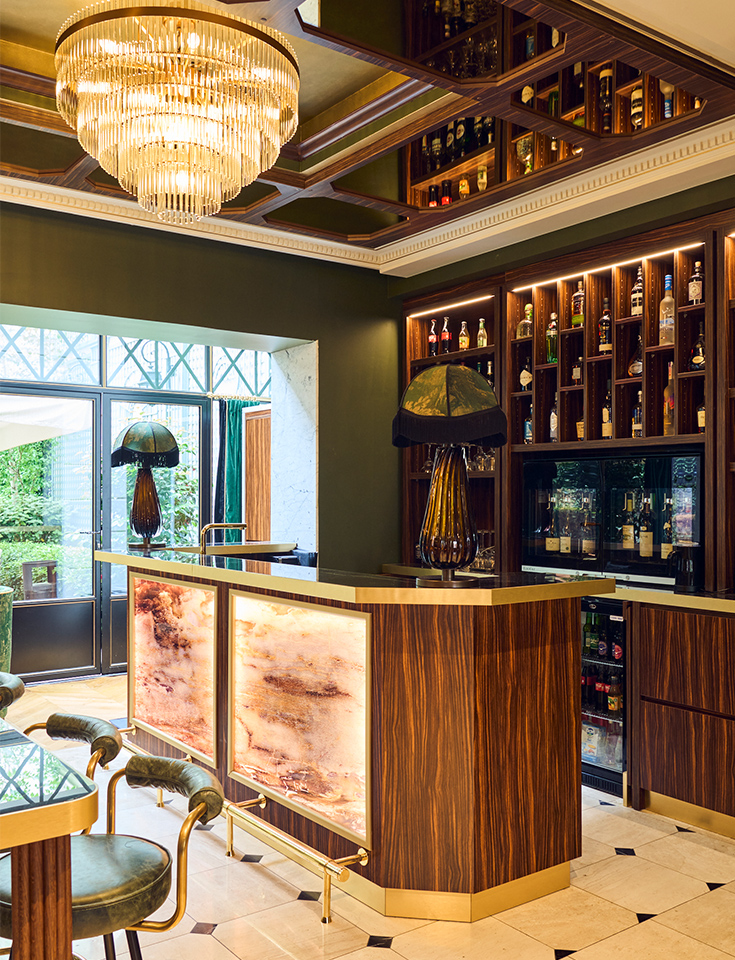 Fabrication française - agencement d'un bar