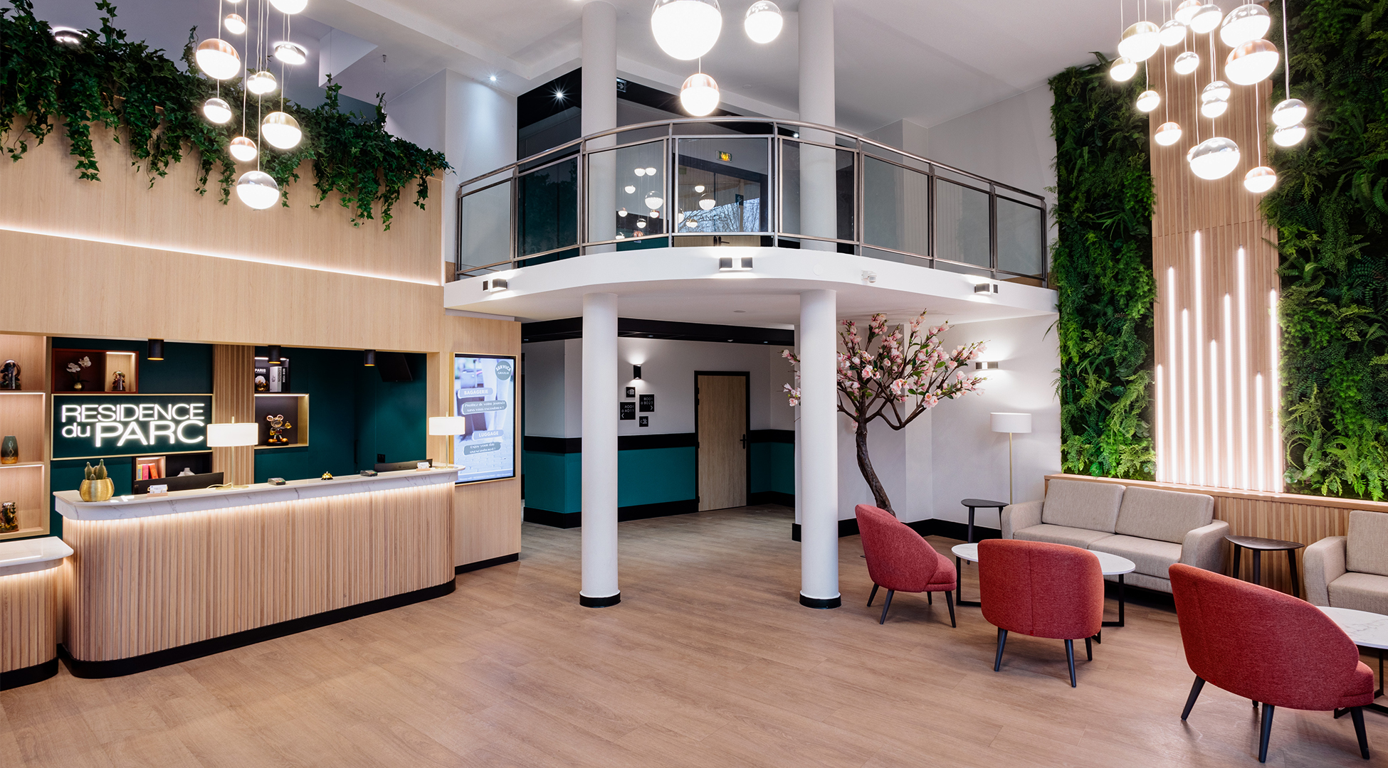 Agencement lobby